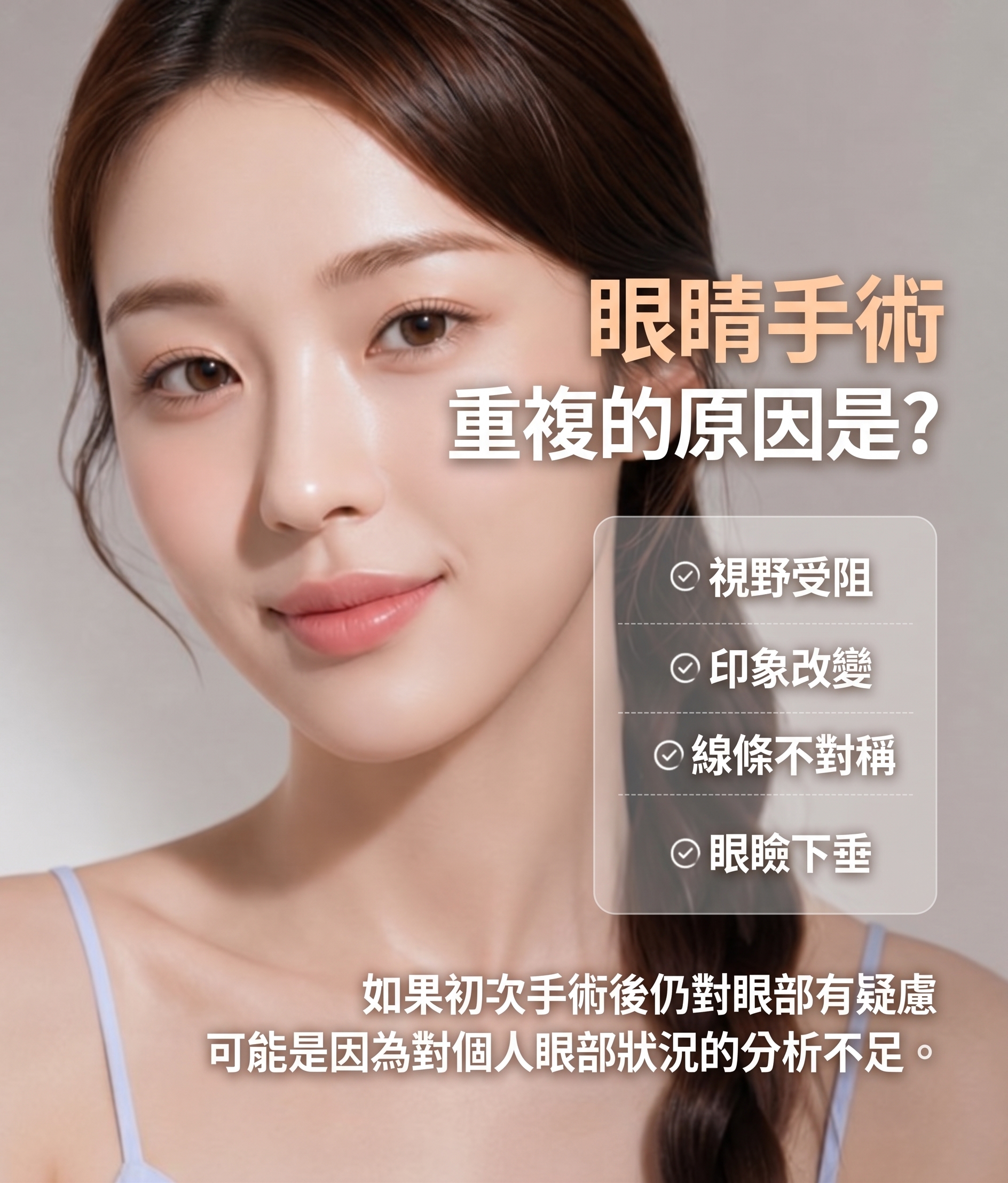 割雙眼皮重修(縫合)再次手術時 眼部重修醫院必查3要點 사진 2